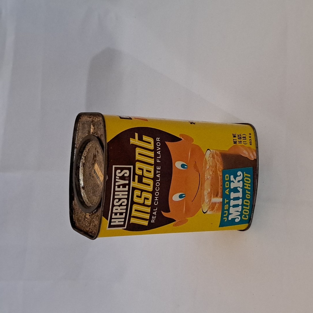 Vintage Hwrsheys Instant Chocolate Flavor Tin